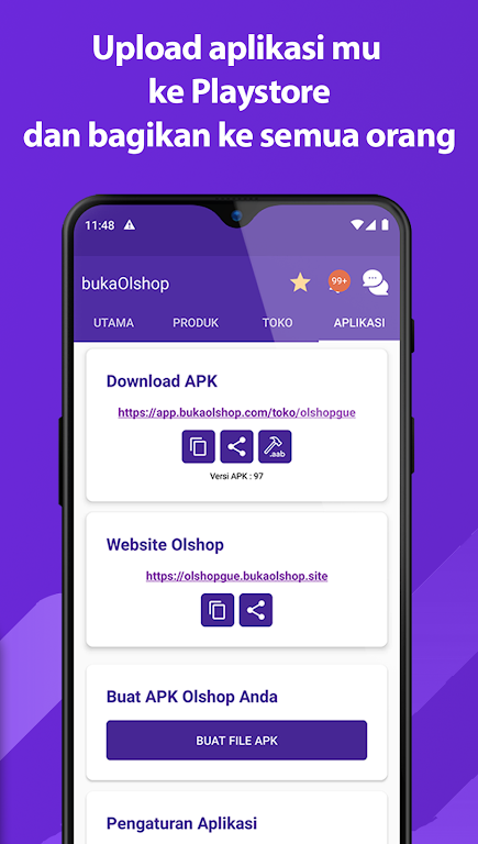 bukaOlshop - Buat App Toko ภาพหน้าจอ 2