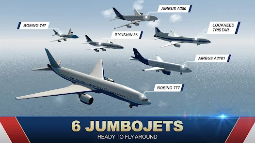 Jumbo Jet Flight Simulator ภาพหน้าจอ 1