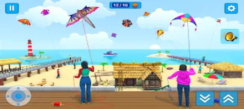 Kite Game Kite Flying Screenshot 2