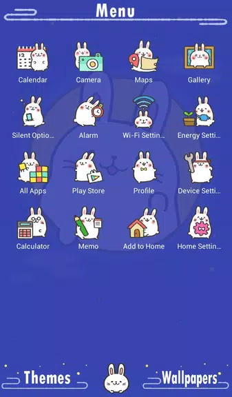 Moon Rabbit Theme Zrzut ekranu 1