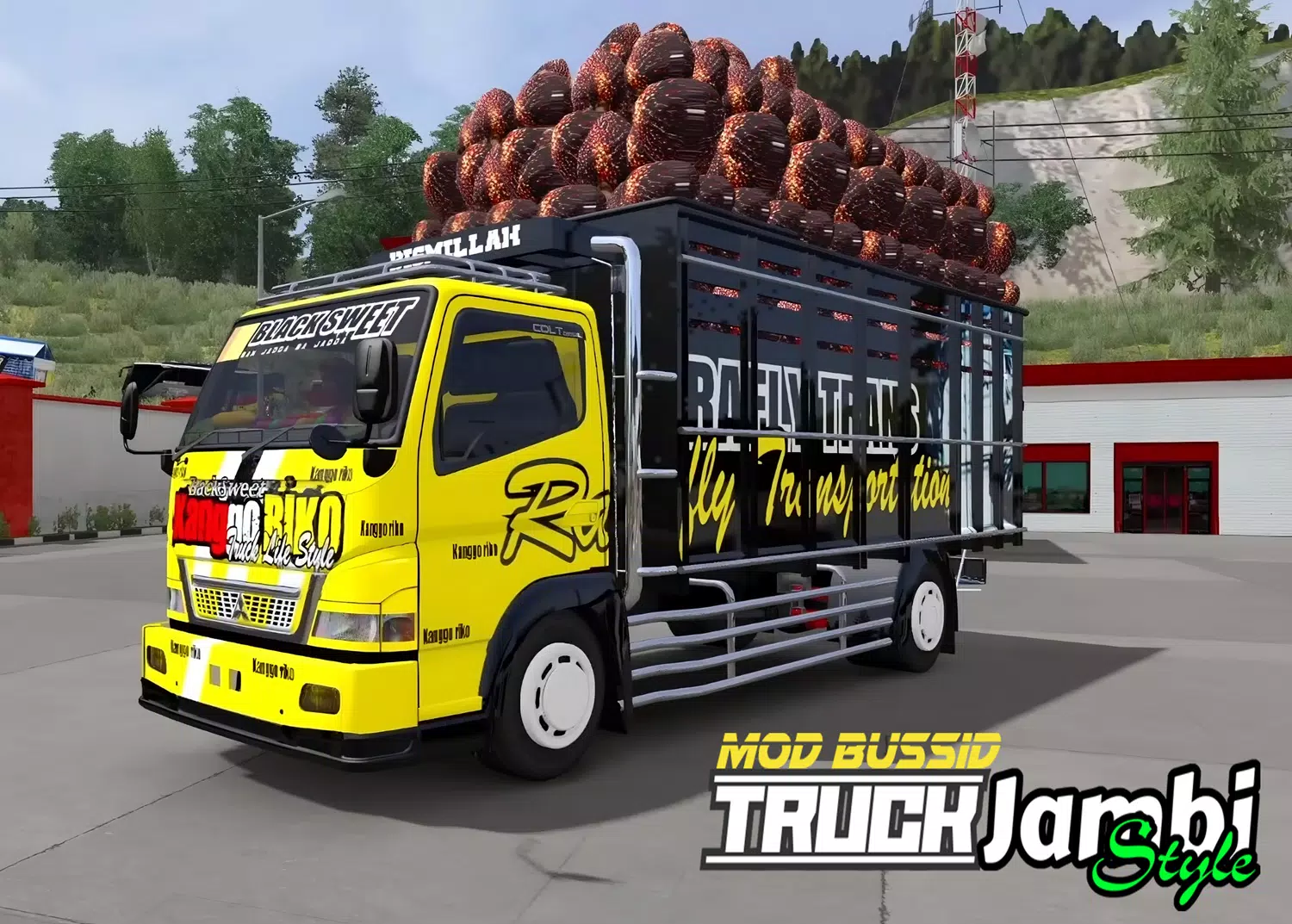 Mod Bussid Truk Jambi Style Ekran Görüntüsü 0