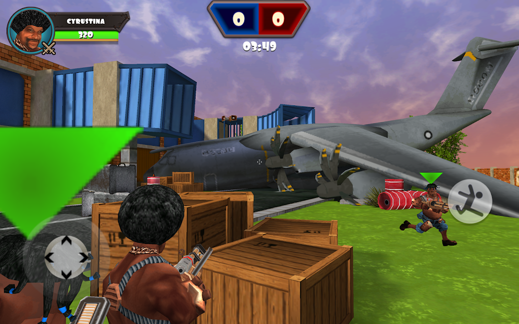 Airport Clash 3D - Minigun Sho Zrzut ekranu 1