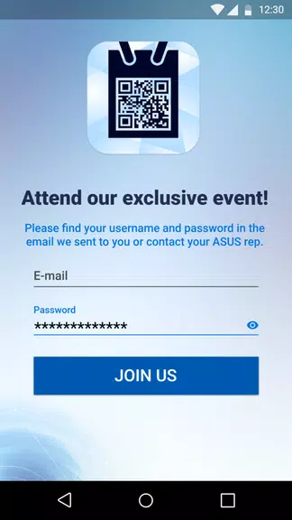 ASUS Invitation App ဖန်သားပြင်ဓာတ်ပုံ 1