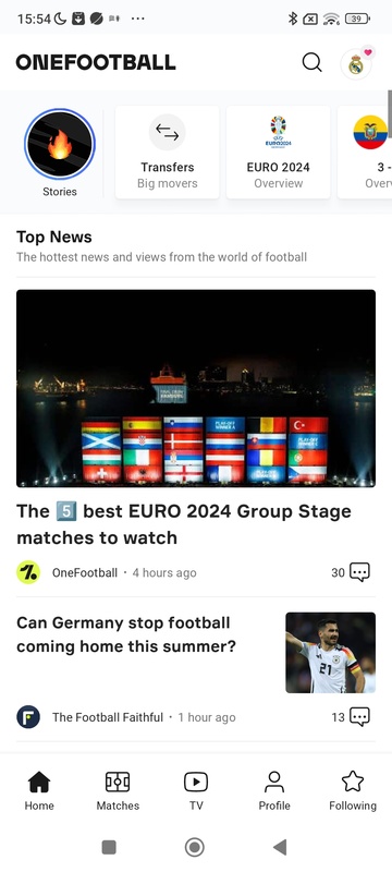 OneFootball - Football news Screenshot 2