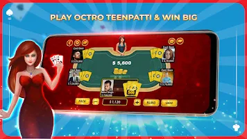 Teen Patti Octro Poker & Rummy 螢幕截圖 1