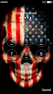 Skull Lock Screen Tangkapan skrin 1