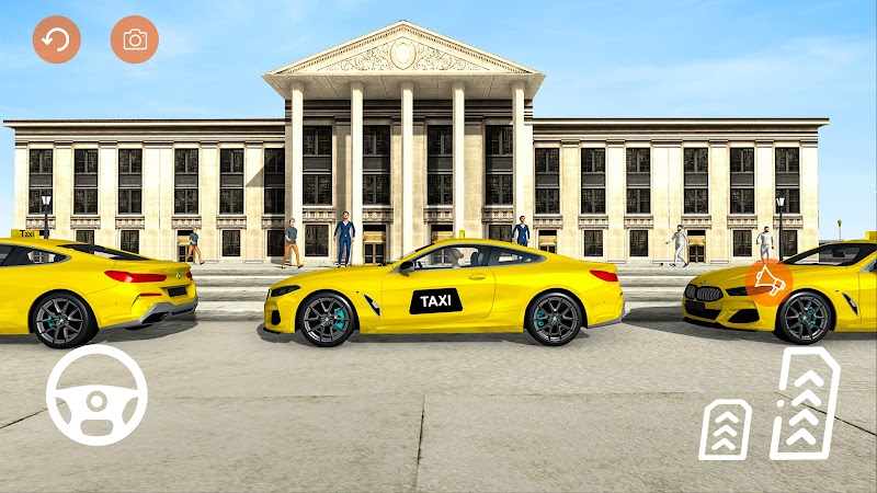 Grand Taxi simulator 3D game スクリーンショット 1