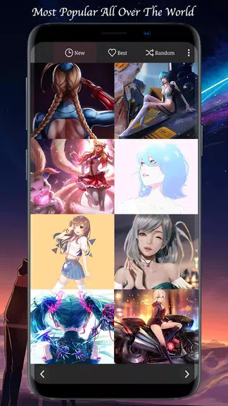 Sexy Anime Girls HD 4K Wallpapers(Manga Comic) 螢幕截圖 2