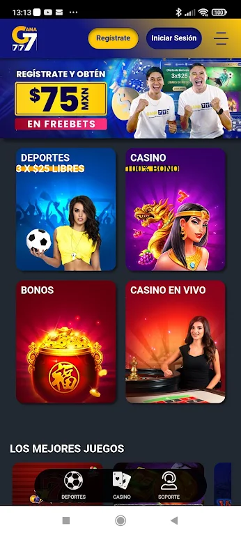 Gana777 Apuestas y Casino Ảnh chụp màn hình 0