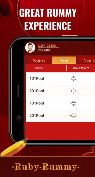 Ruby Rummy ဖန်သားပြင်ဓာတ်ပုံ 0