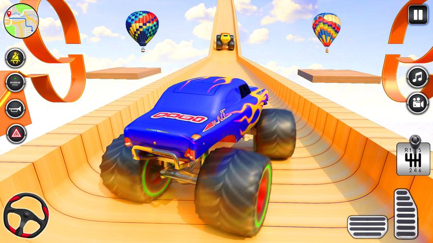 Monster Truck Simulator Games 螢幕截圖 1