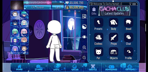 Schermata Gacha Nymph Mod 2