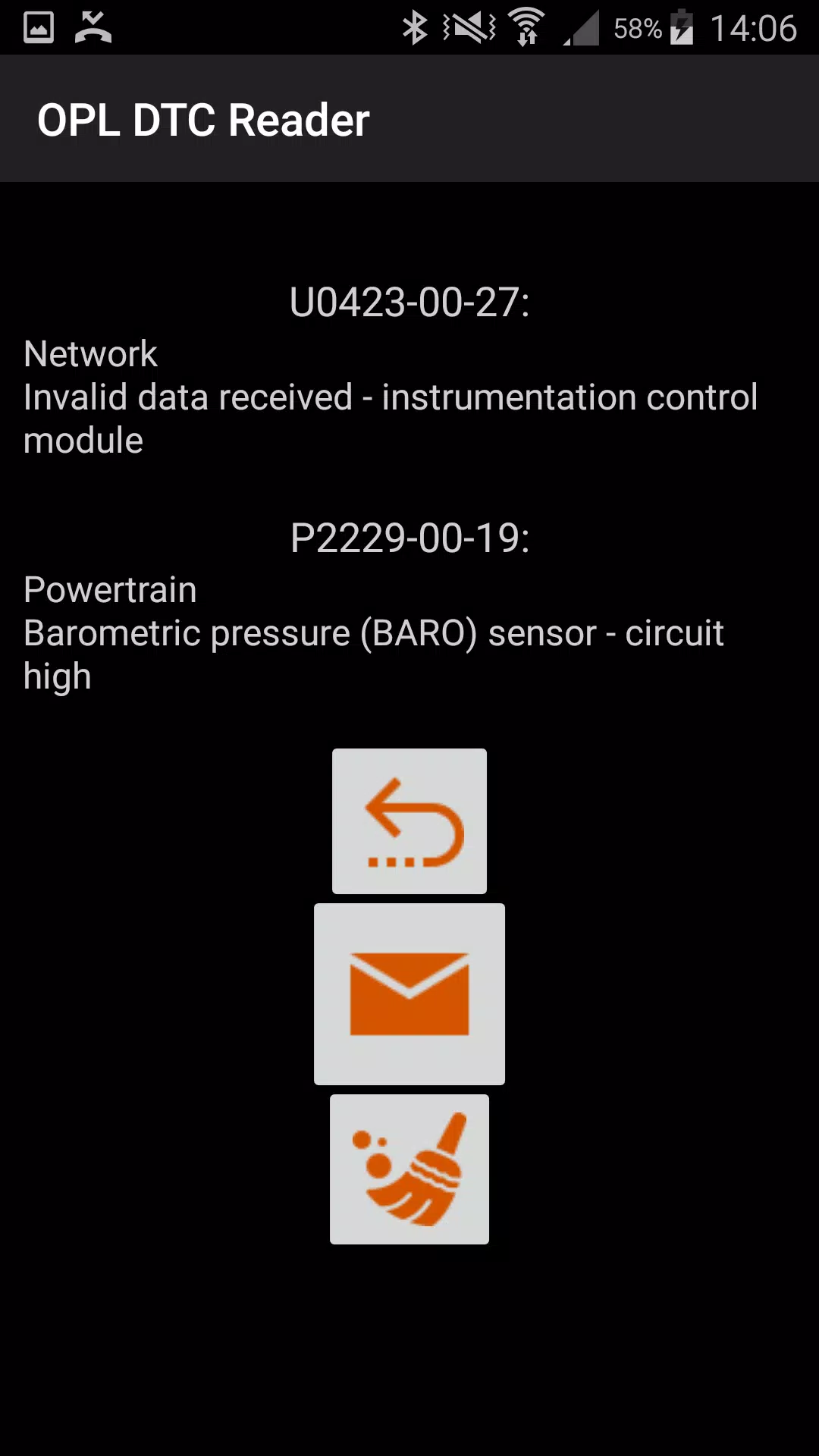 OPL DTC Reader 螢幕截圖 3