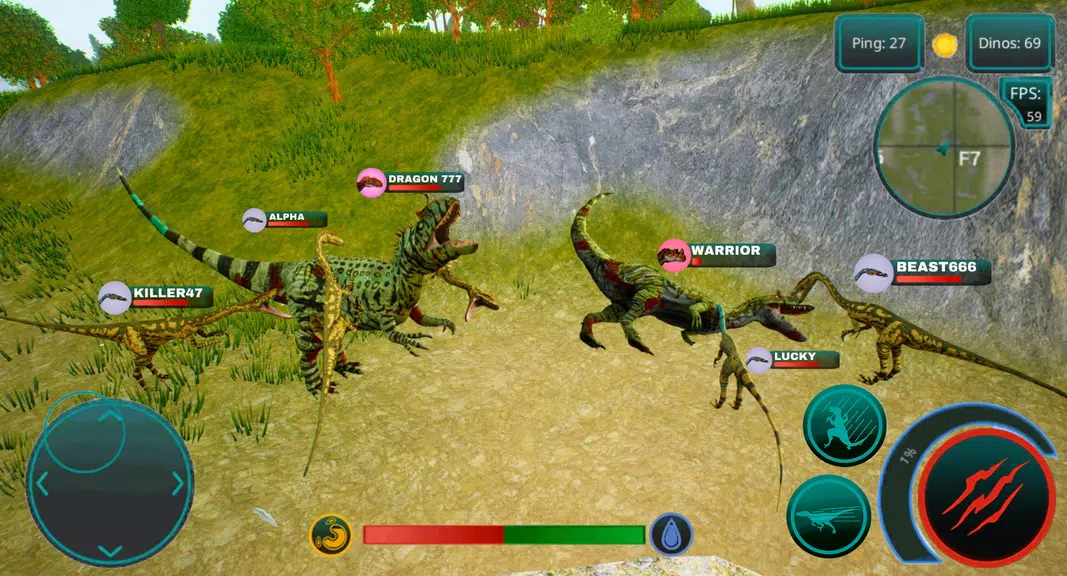 The Cursed Dinosaur Isle: Game Tangkapan skrin 0