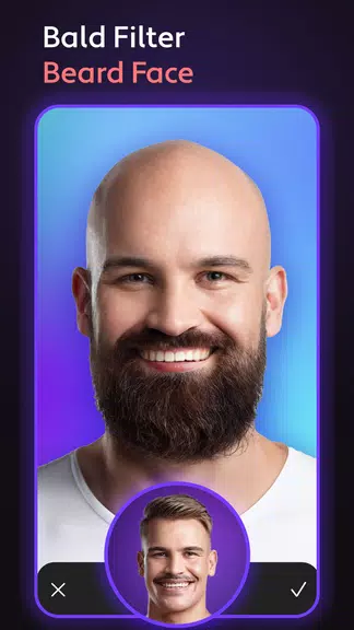 Cosmo Hair Editor, Face Filter Tangkapan skrin 1