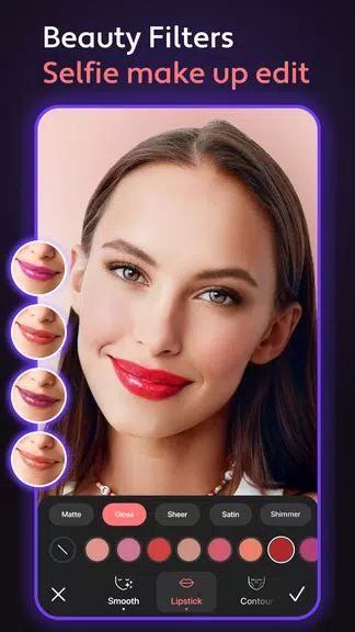 Cosmo Hair Editor, Face Filter Tangkapan skrin 2