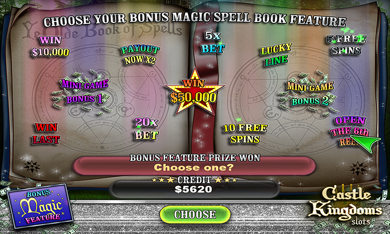 Castle Kingdoms Magic Dragon Legend Slots FREE Captura de tela 2