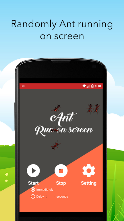 Ant Run on Screen Prank 螢幕截圖 0