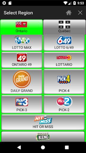 Lotto Number Generator Canada Скриншот 0