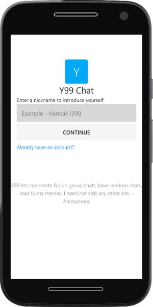 Y99 Chat - Your friend finder应用截图第2张