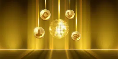 Golden Disco Vintage Theme ဖန်သားပြင်ဓာတ်ပုံ 0