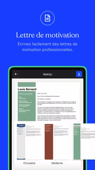 CV.fr : Créer un CV pro Screenshot 1