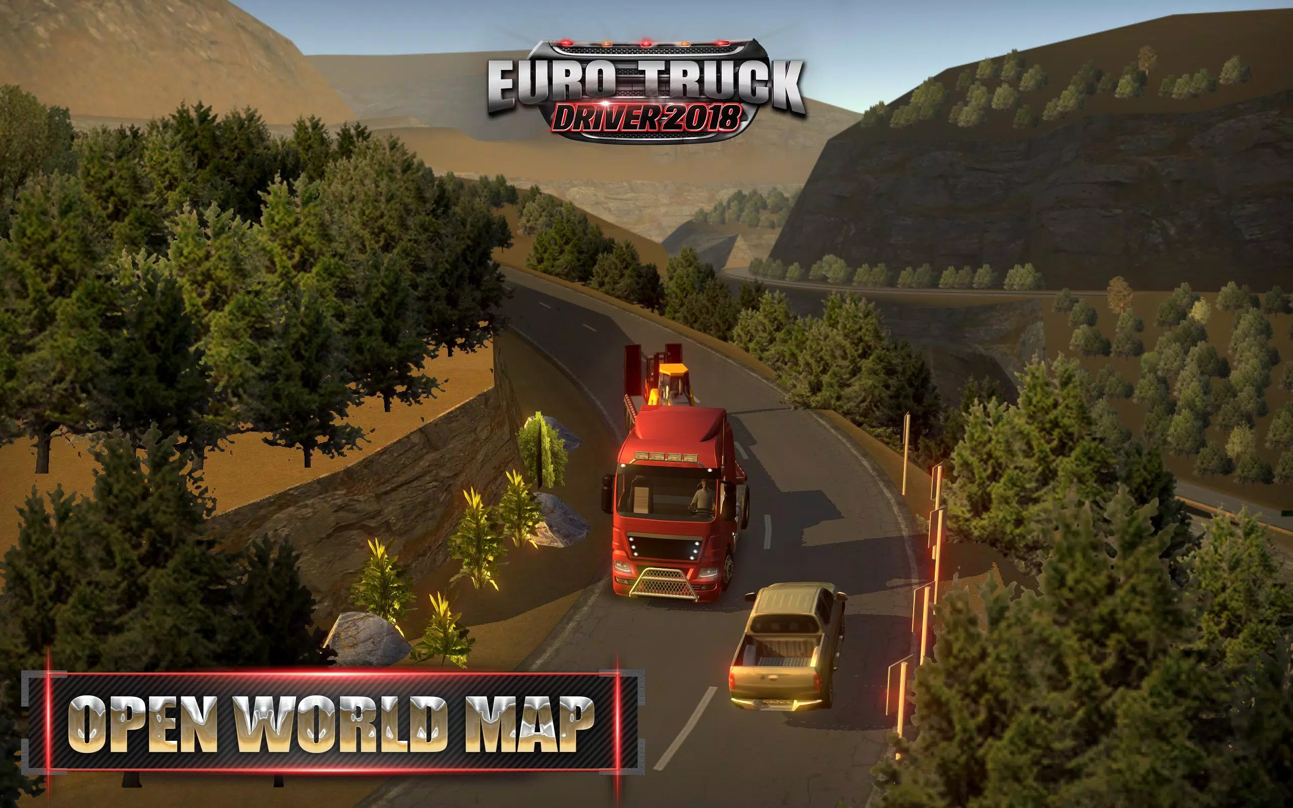 Euro Truck Driver 2018 Captura de tela 1