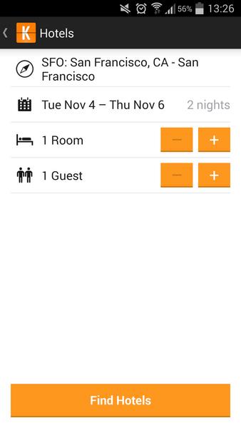 KAYAK: Flights, Hotels & Cars Screenshot 3