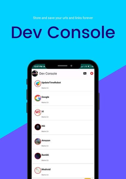 Dev Console 螢幕截圖 2