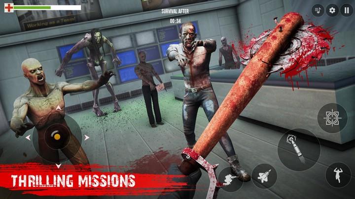 Sniper 3D Zombie: War Shooting Schermafbeelding 0