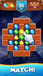 Jewels Adventure Match Blast Ekran Görüntüsü 1