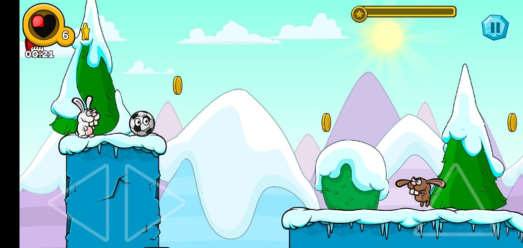 Runner ball 3: winter game Screenshot 1