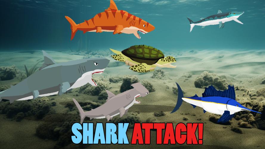 Shark Fights Sea Creatures Zrzut ekranu 0