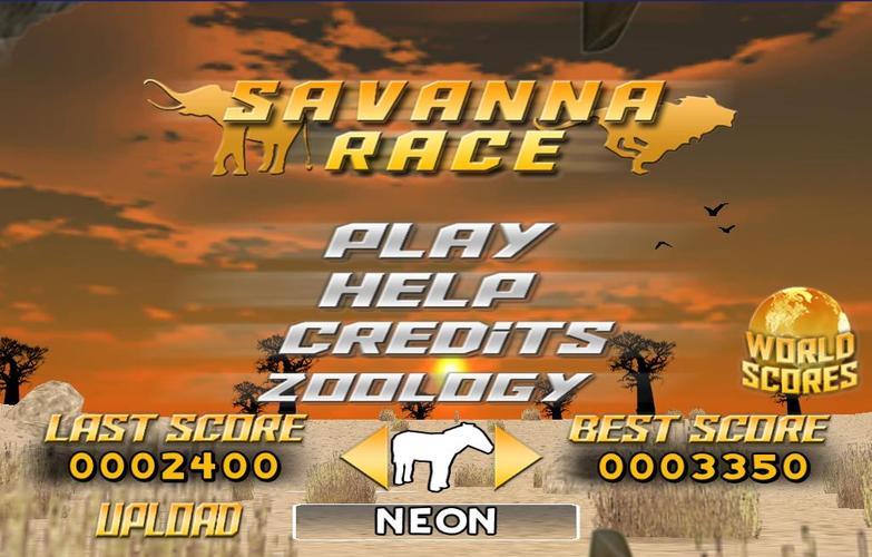 Savanna Race Captura de pantalla 3
