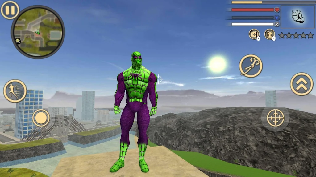 Spider Rope Hero Frog Ninja Strange Gangster Crime应用截图第2张