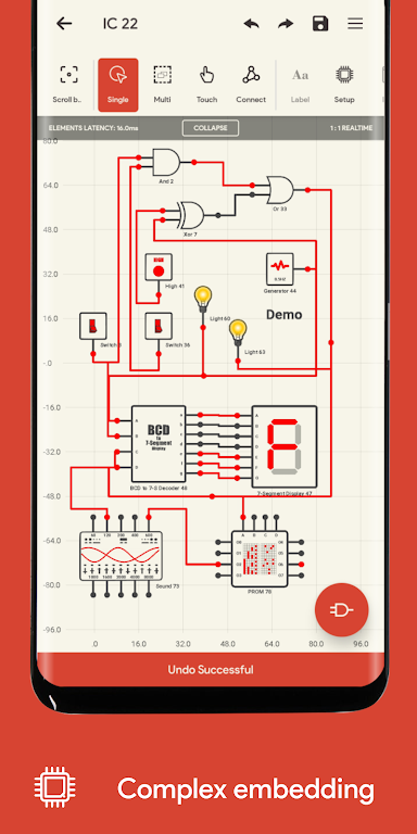 Logic Circuit Simulator Pro Mod Captura de pantalla 1