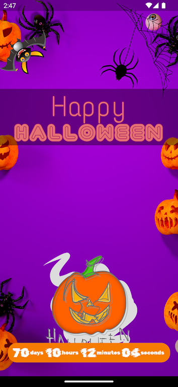 How long until Halloween? ภาพหน้าจอ 1