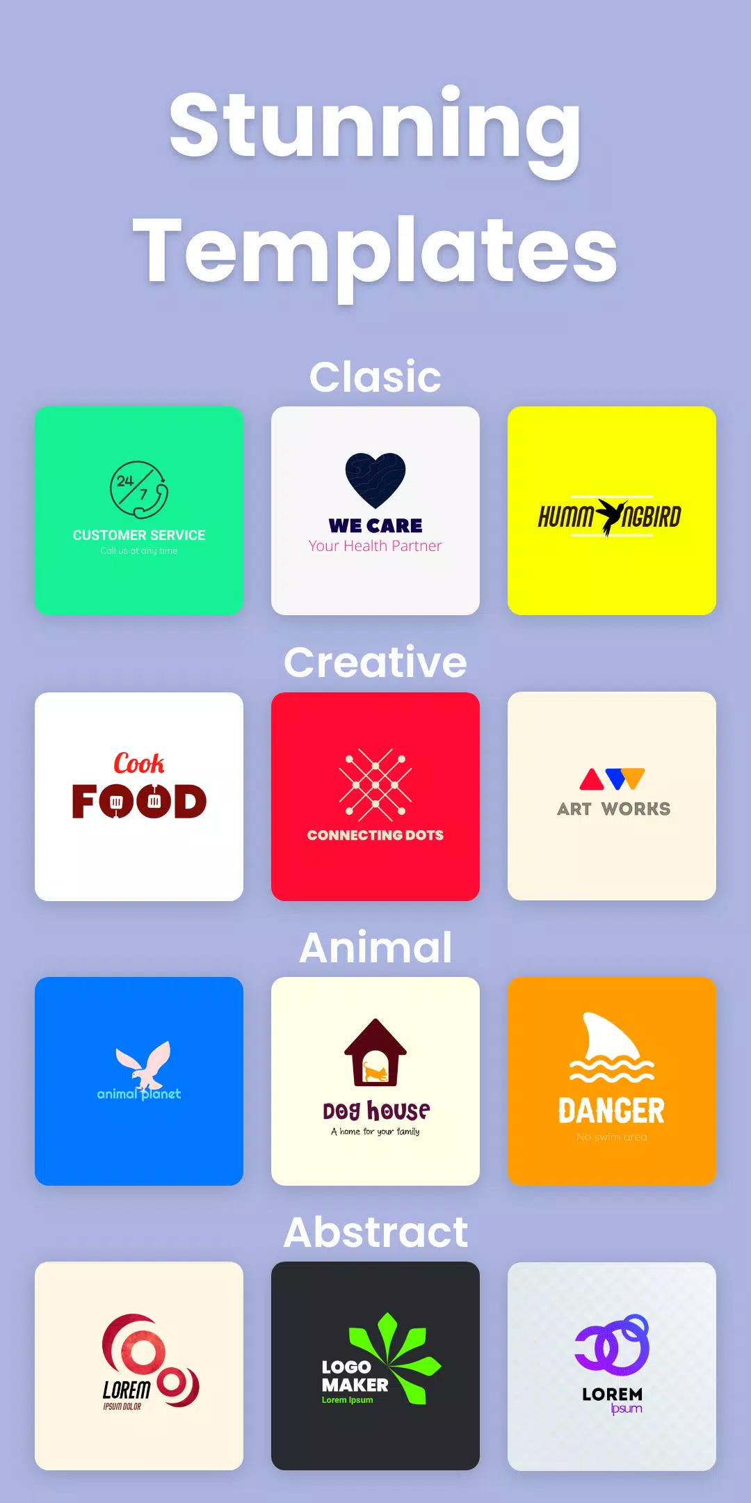 Logoshop - Logo Maker Free & Graphic Design App 螢幕截圖 0