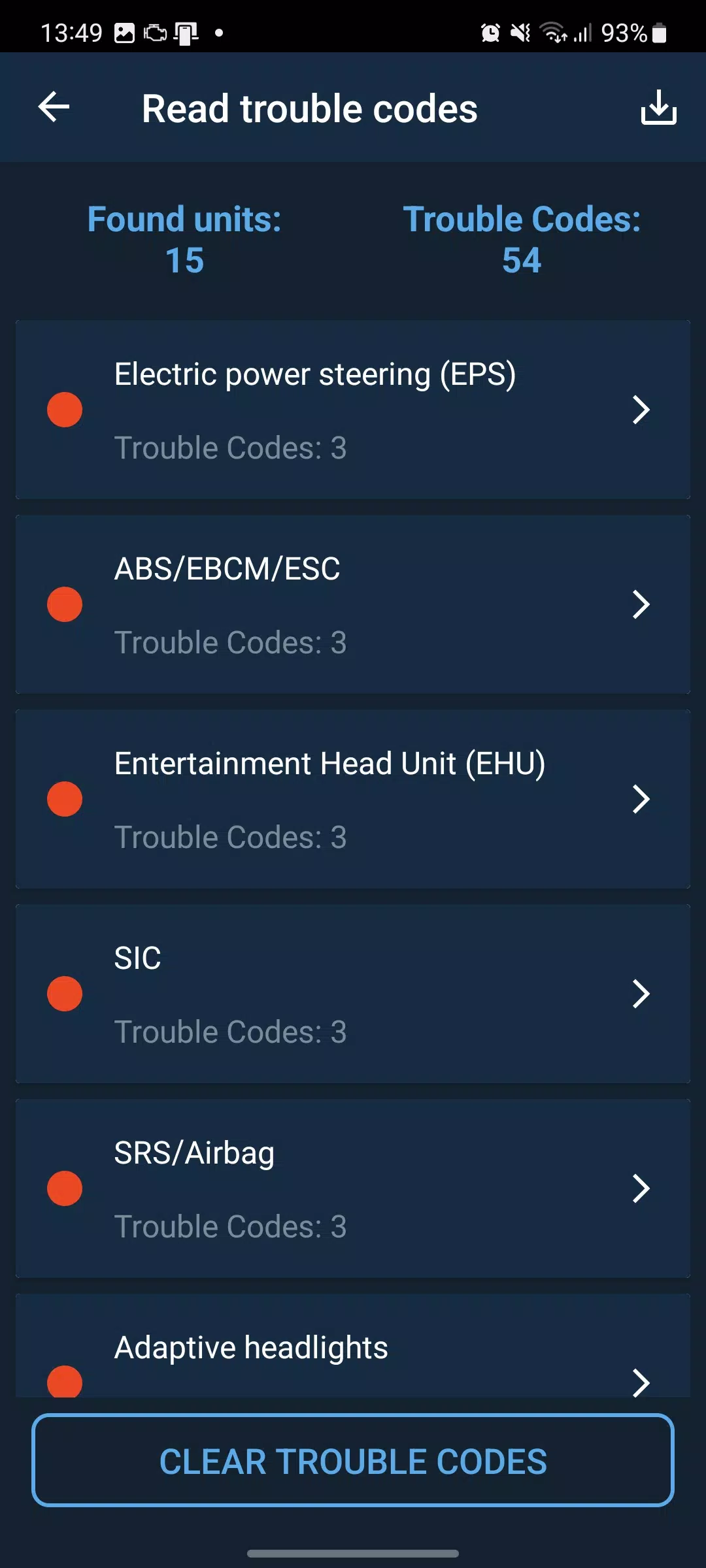 Obd Mary应用截图第1张