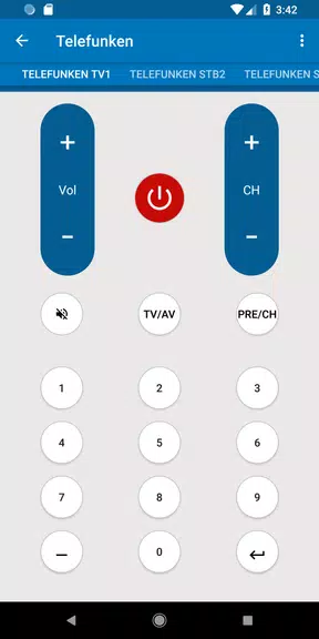 Telefunken TV Remote Capture d'écran 3