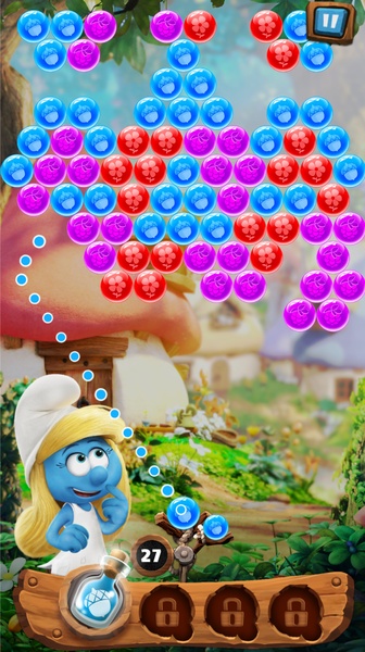 Smurfs Bubble Story Schermafbeelding 0