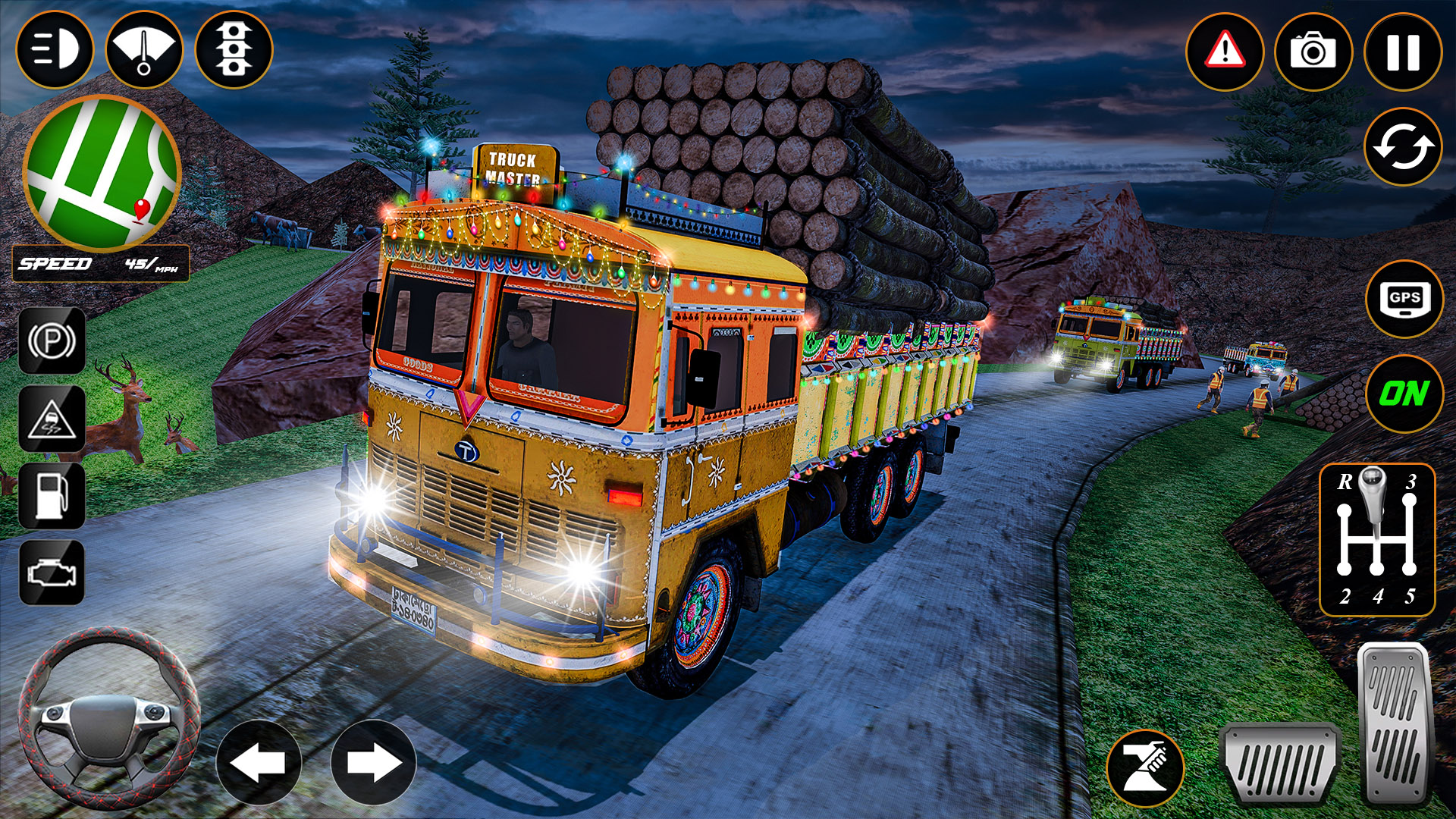 Crazy Truck Driving:Truck Game ဖန်သားပြင်ဓာတ်ပုံ 0