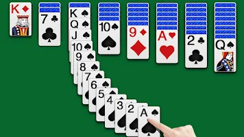 Spider Solitaire-card game Tangkapan skrin 1