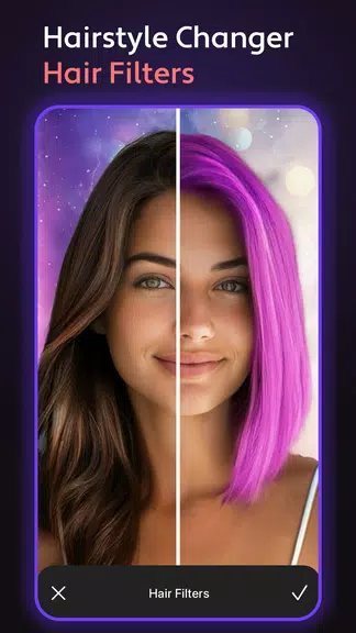 Cosmo Hair Editor, Face Filter Tangkapan skrin 0