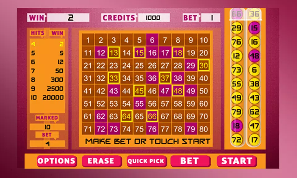 Keno Bingo Tangkapan skrin 1