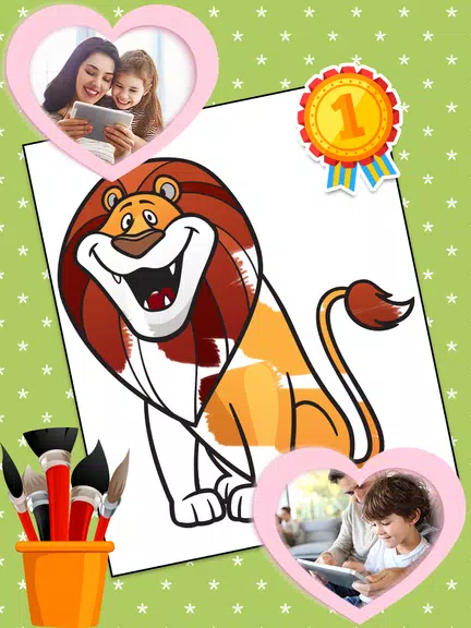 Coloring Games: Color Animals 螢幕截圖 2