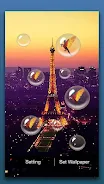 Paris Night Live Wallpaper Screenshot 1