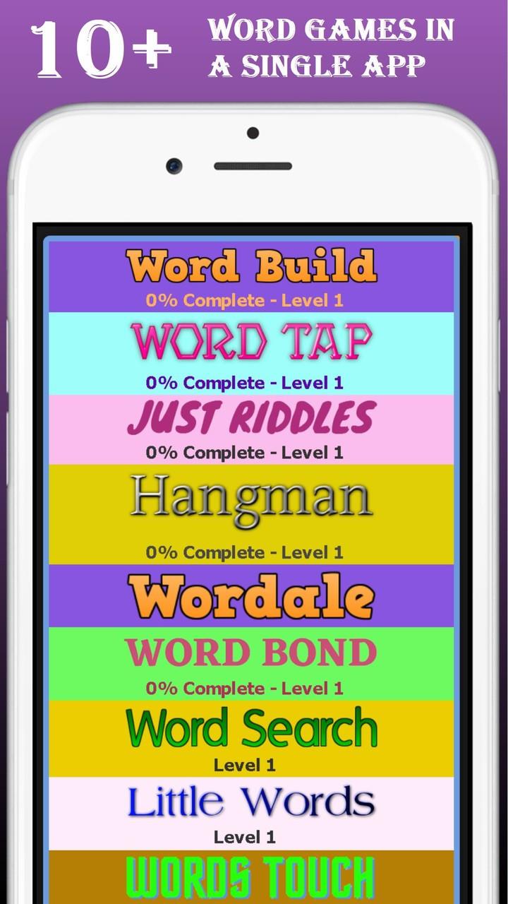 Word collection - Word games 스크린샷 0