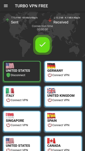 Turbo VPN Free 螢幕截圖 2