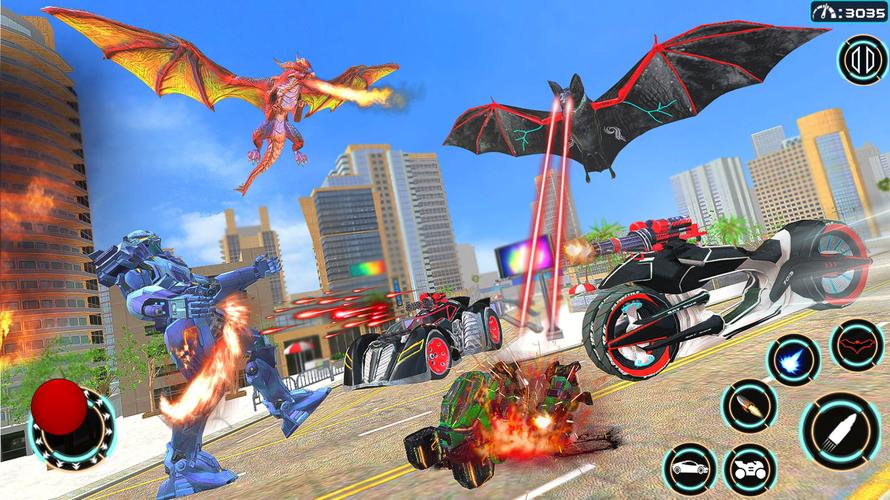 Bat Robot Fighting Game স্ক্রিনশট 2